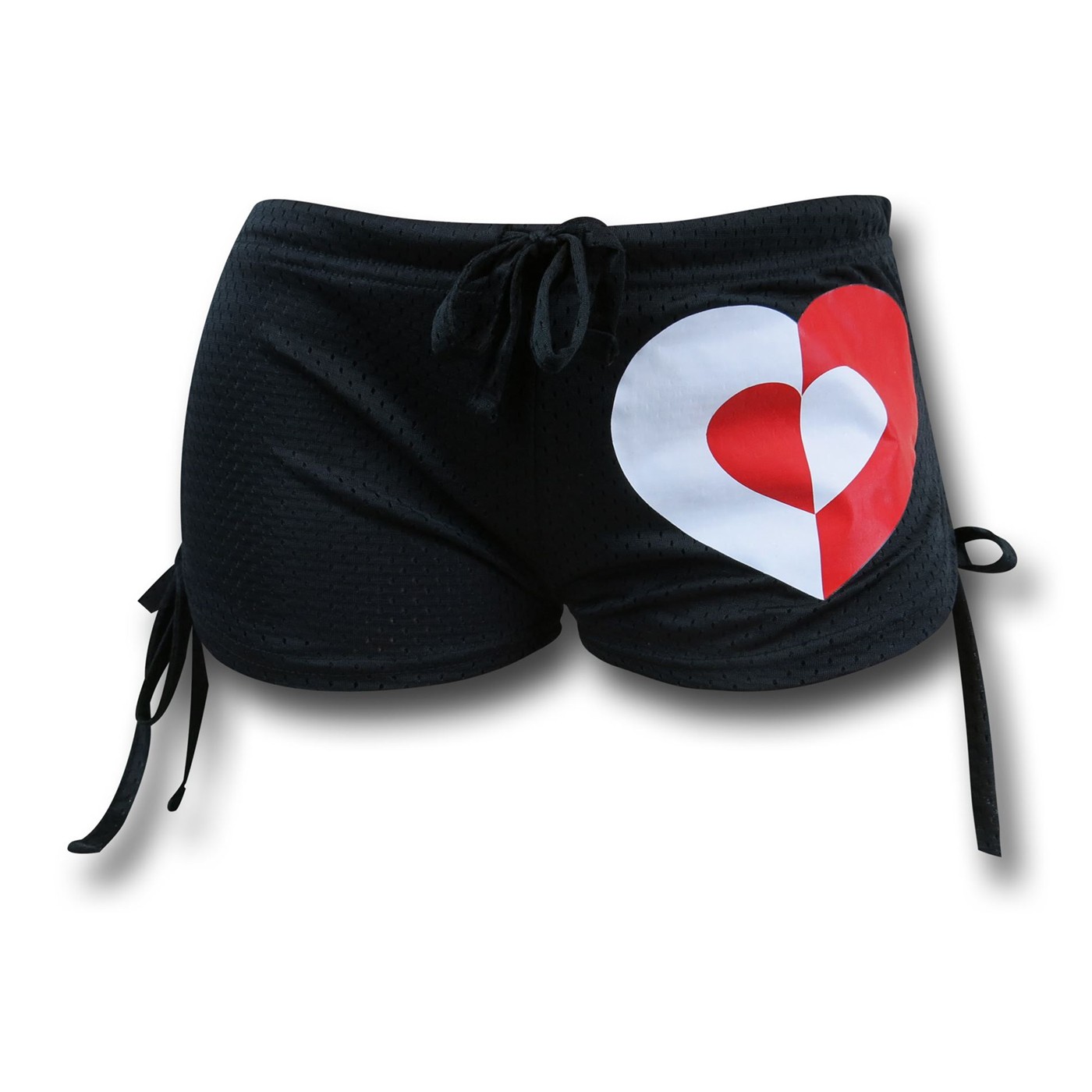 Harley Quinn Women's Mesh Shorts, Black