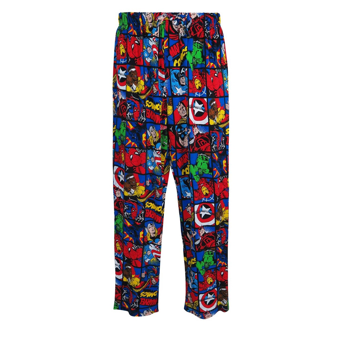 Marvel Comic Heroes Boxes Pajama Pants, Red