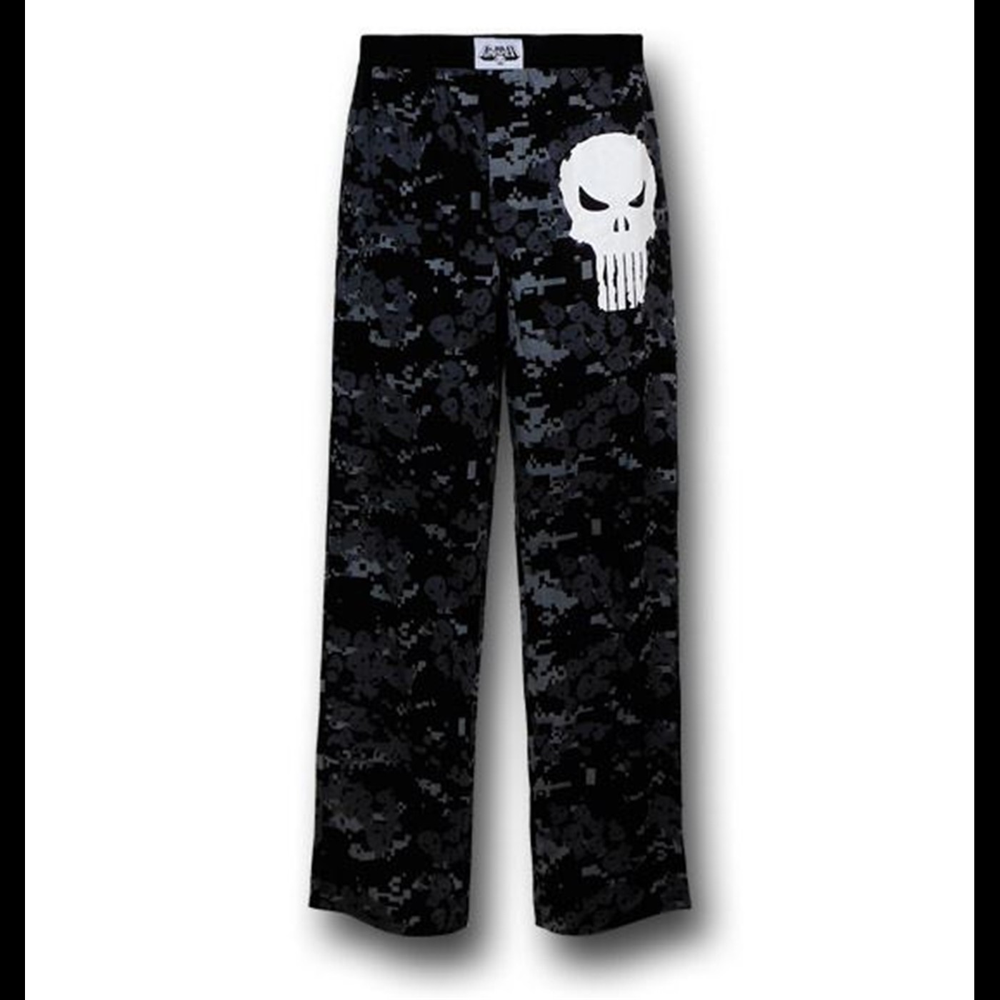 Punisher All-Over Print Sleep Pants, Black