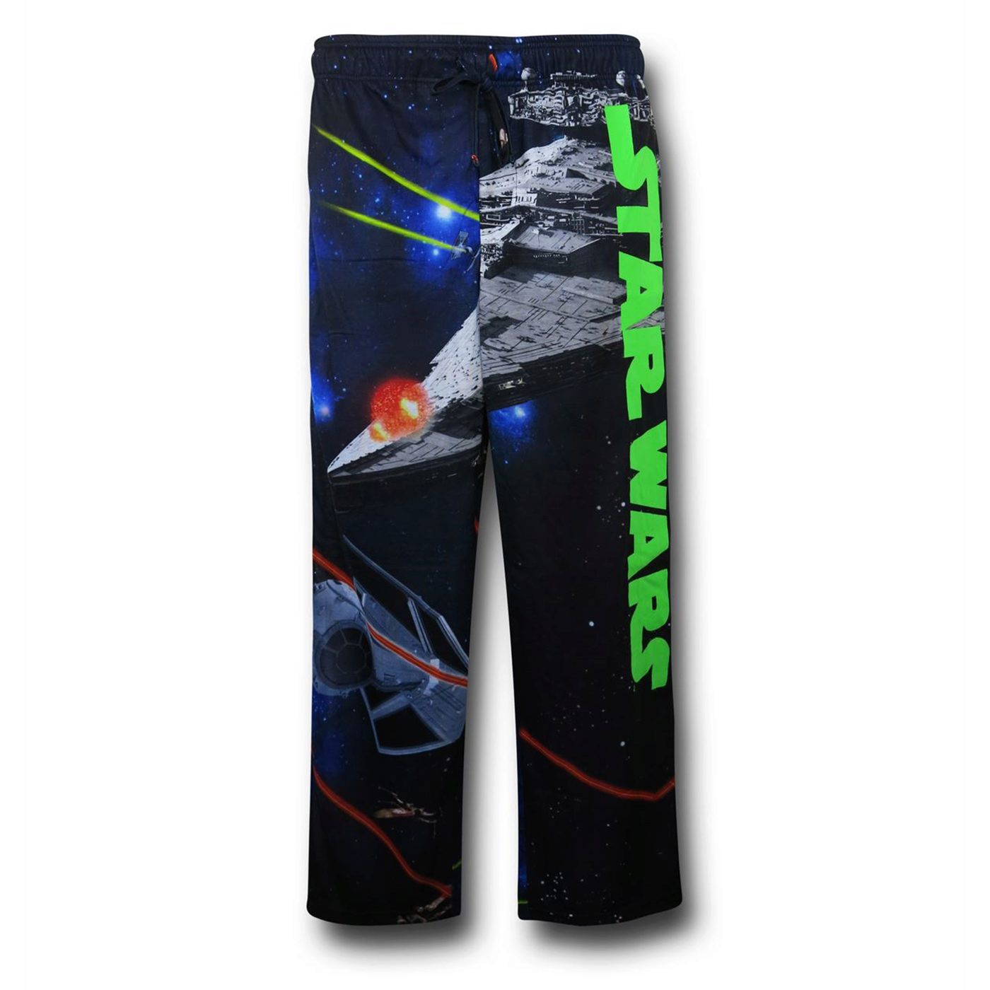 Star Wars Star Destroyer Armageddon Men's Pajama Pants, Black