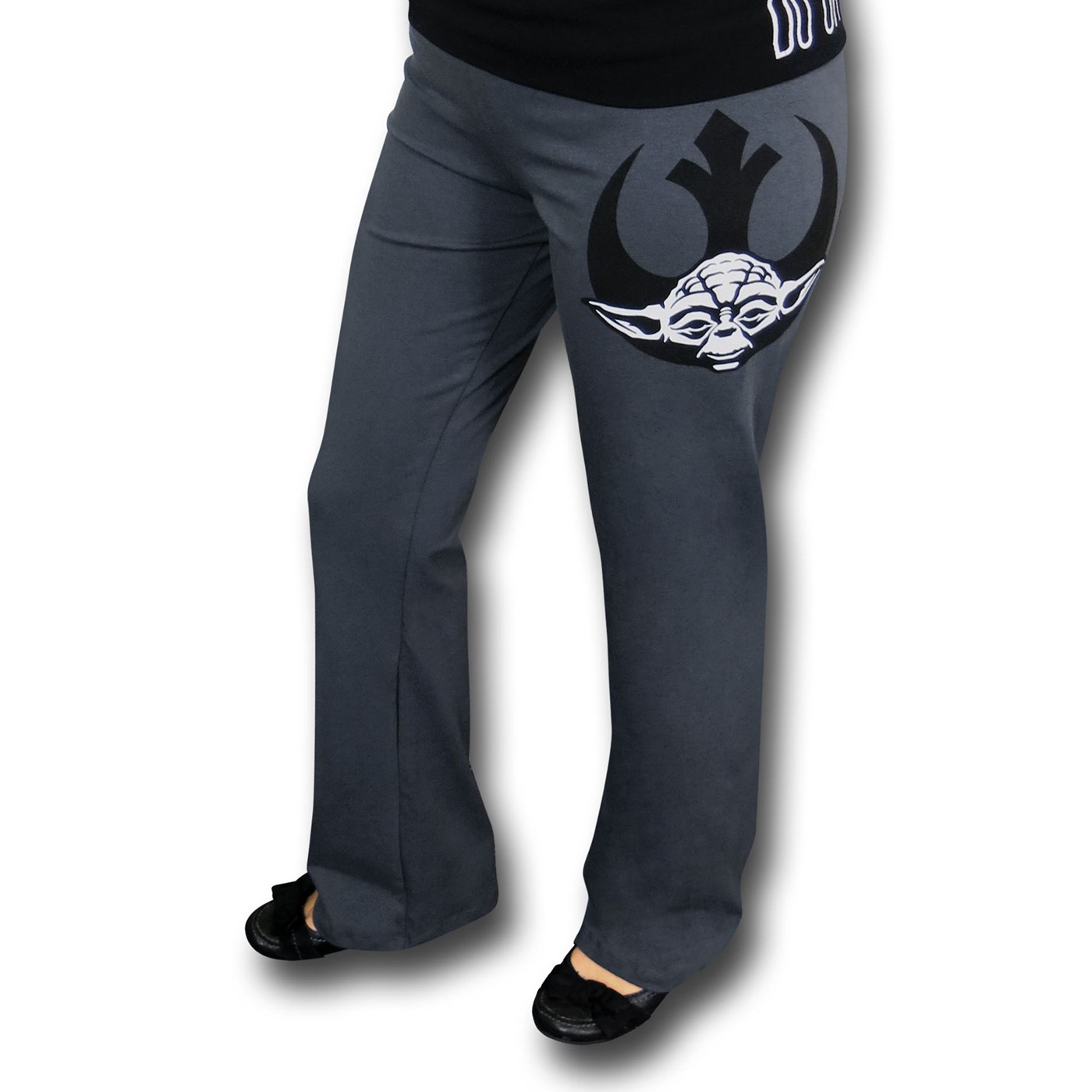 Star Wars Yoda Women's Yoga Pants, Black