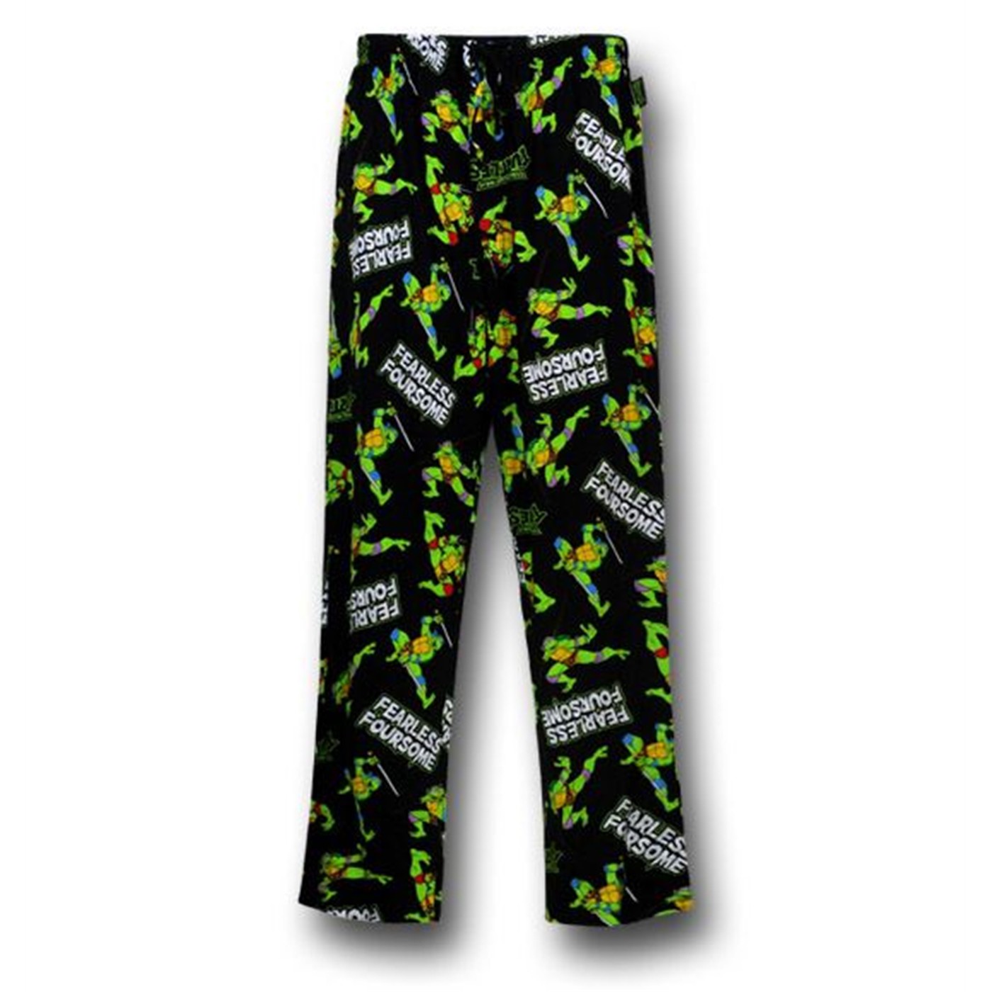 TMNT Fearless Foursome Lounge Pants, Black