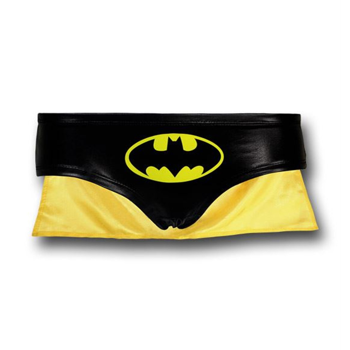 Batgirl Caped Women's Black Hipster Panty, Black
