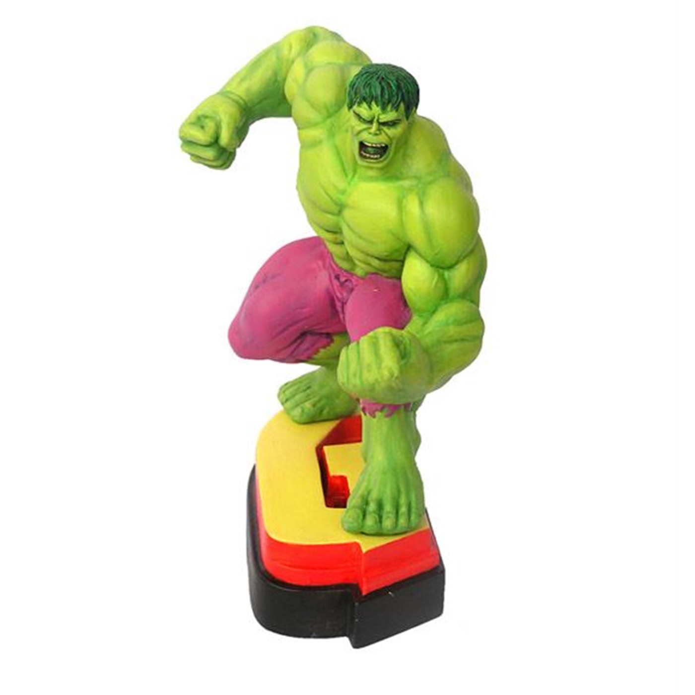 Hulk Avengers 'G' Figural Paperweight, Green
