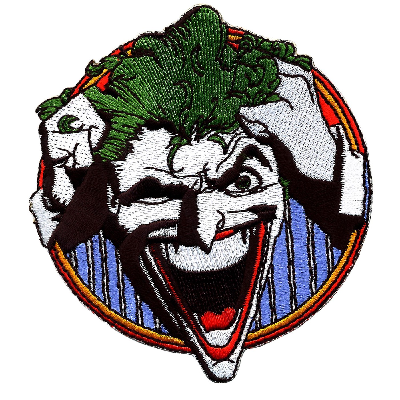 Joker Laughing Patch, White
