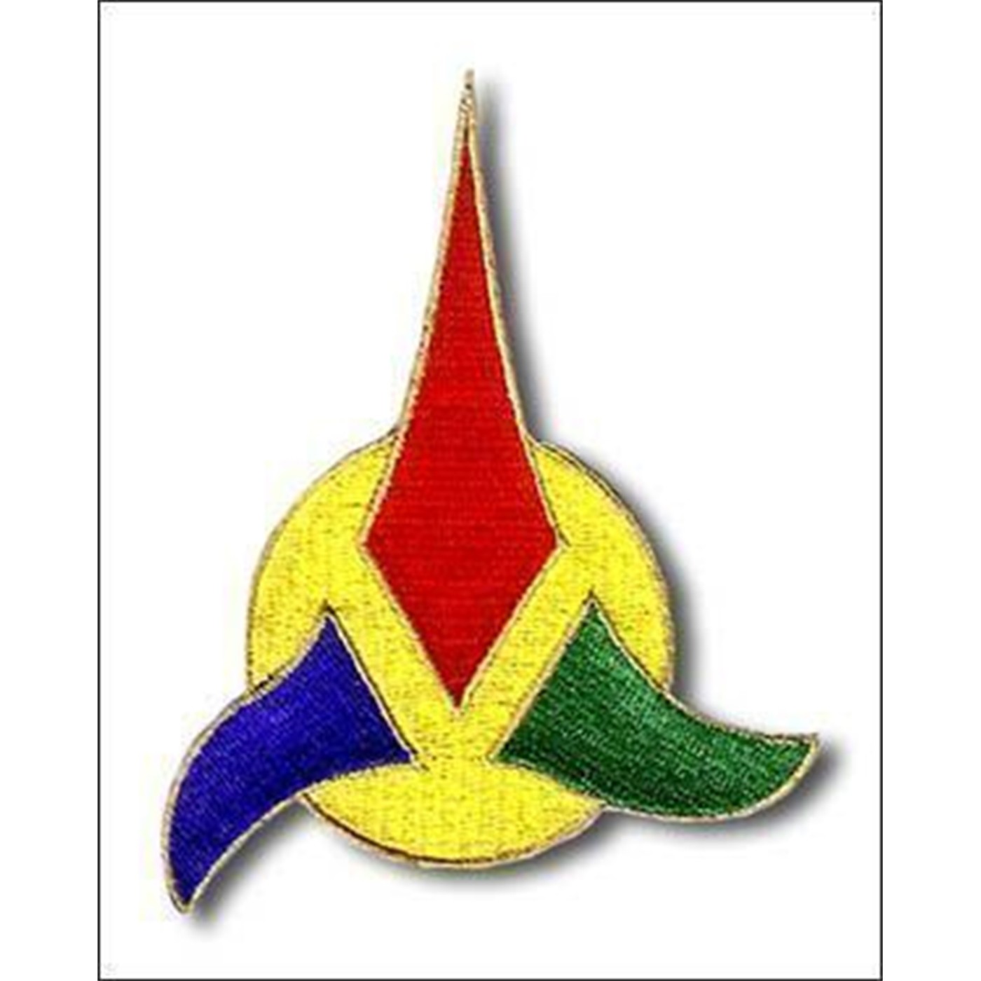 Klingon Color Trifoil Patch