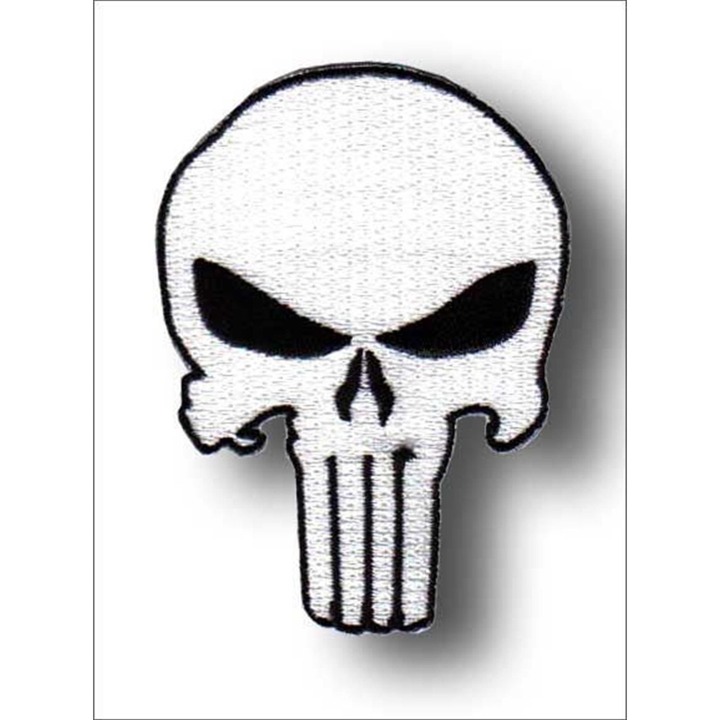Punisher White Skull Patch