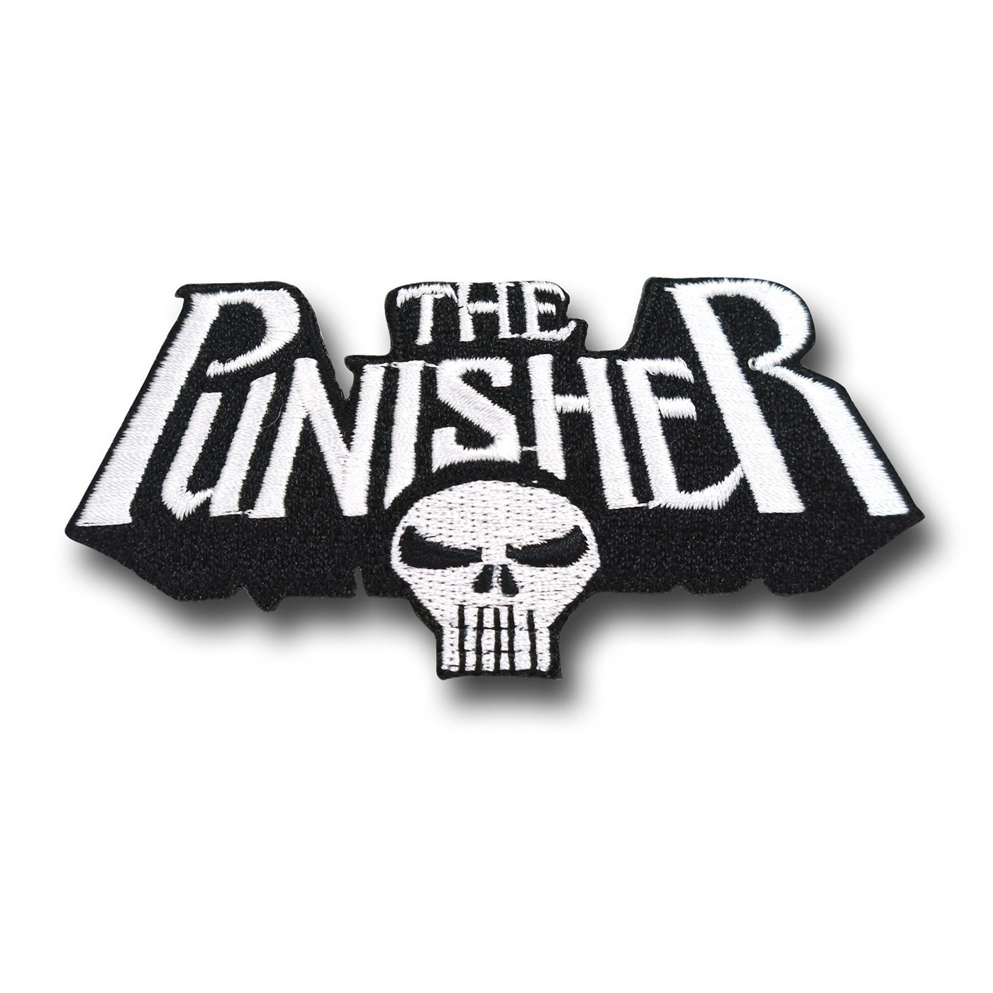 Punisher Logo Patch, White