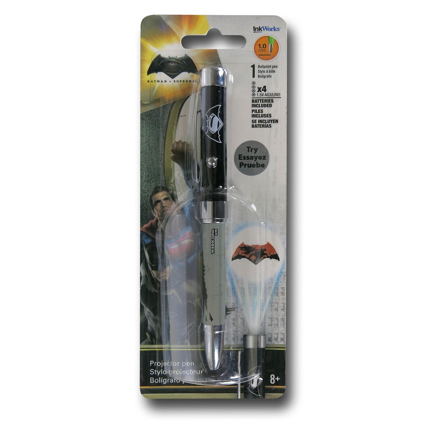 Batman Vs Superman Batman Projector Pen, Black