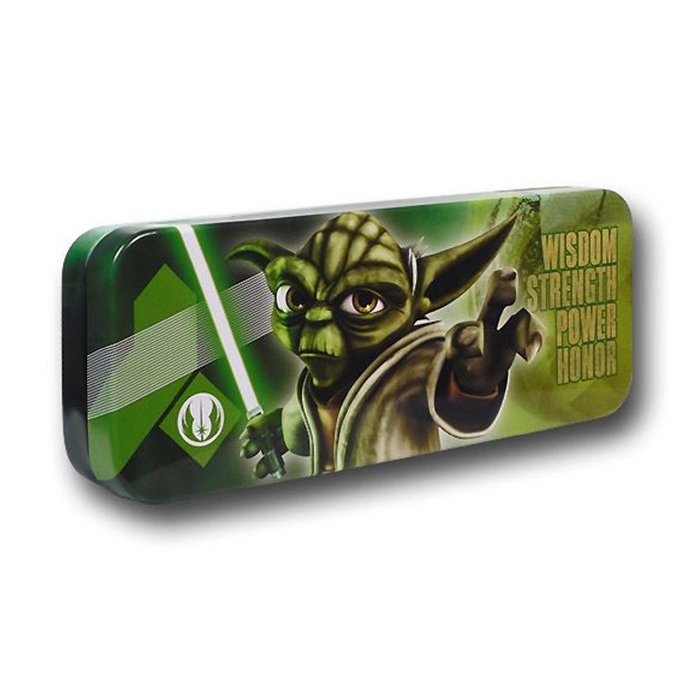 Star Wars Clone Wars Yoda Grip Pencil Box, Green