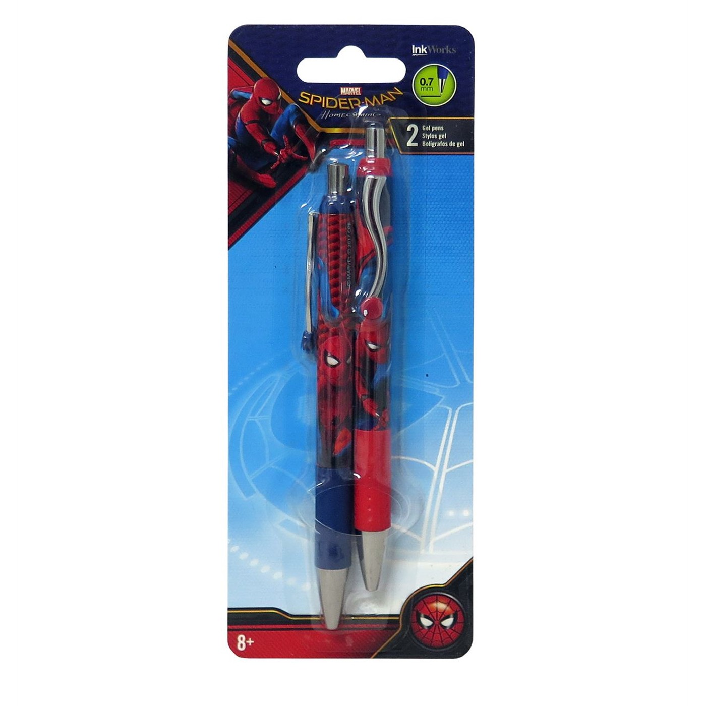 Spider-Man Homecoming Gel Pens 2-Pack, Red