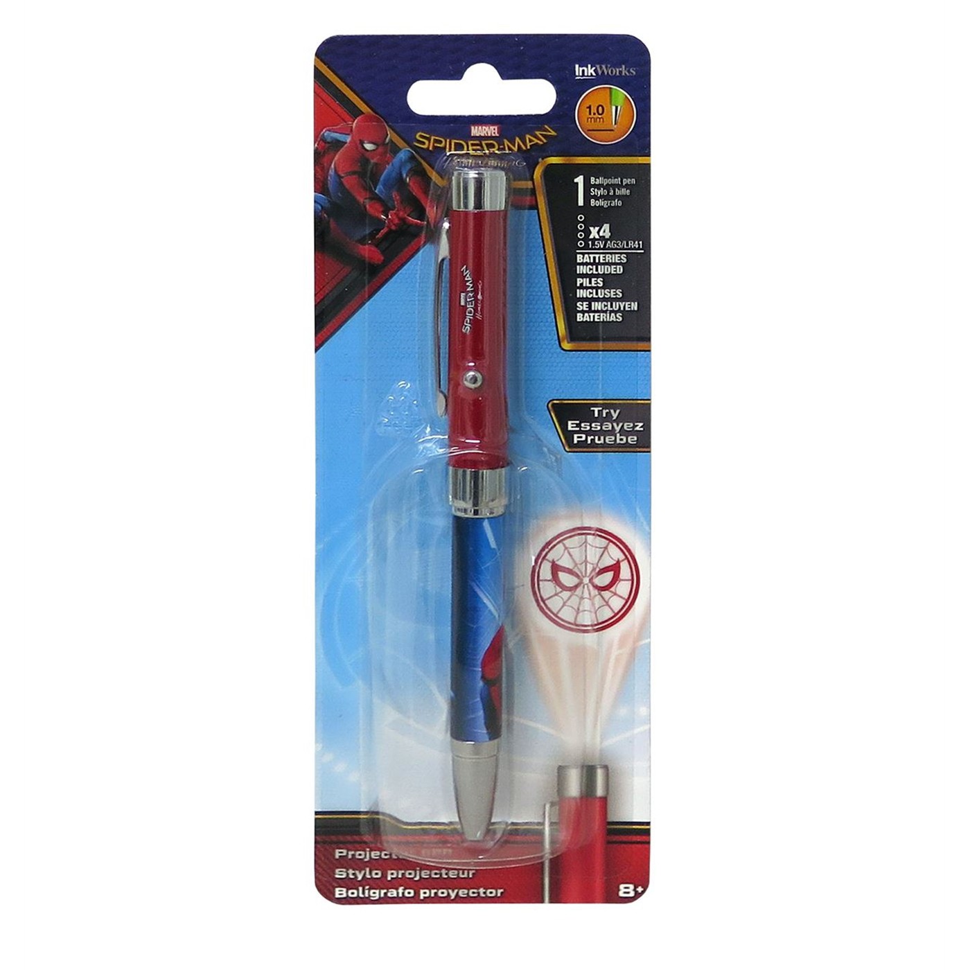 Spider-Man Homecoming Projector Pen, Red