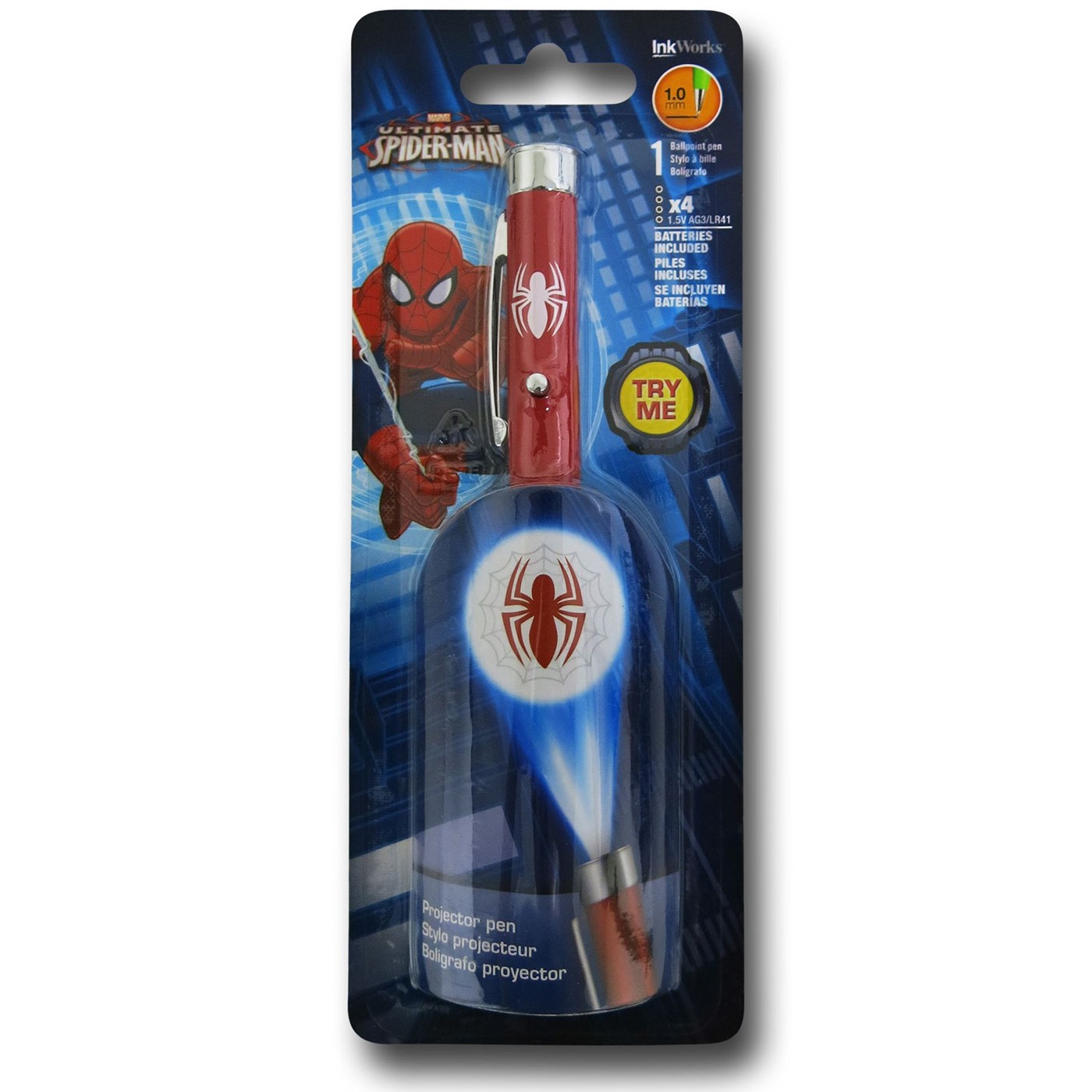 Spiderman Symbol Projector Pen, Red