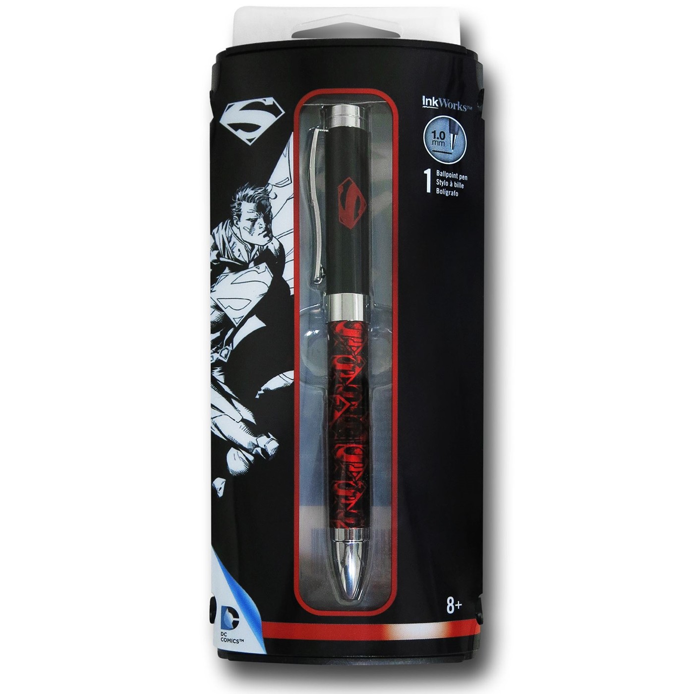 Superman Premium Ball Point Pen, Black