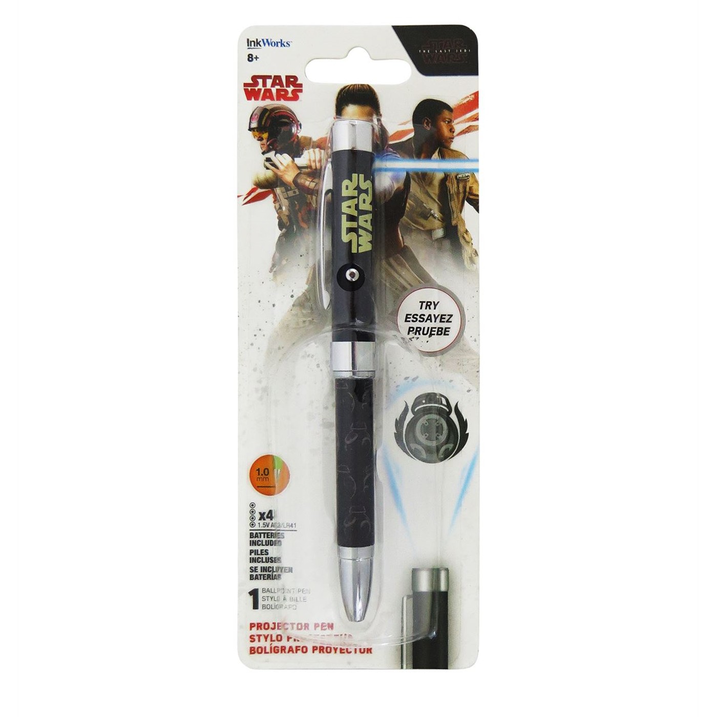 Star Wars Last Jedi BB-9E Projector Pen, Black