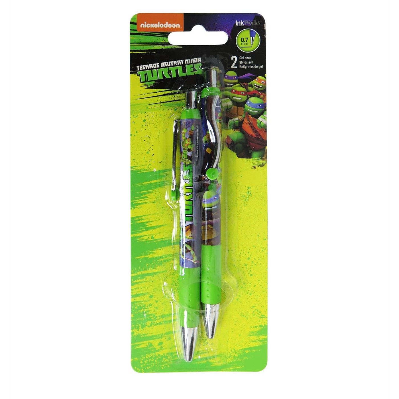 TMNT Gel Pen 2-Pack, Green