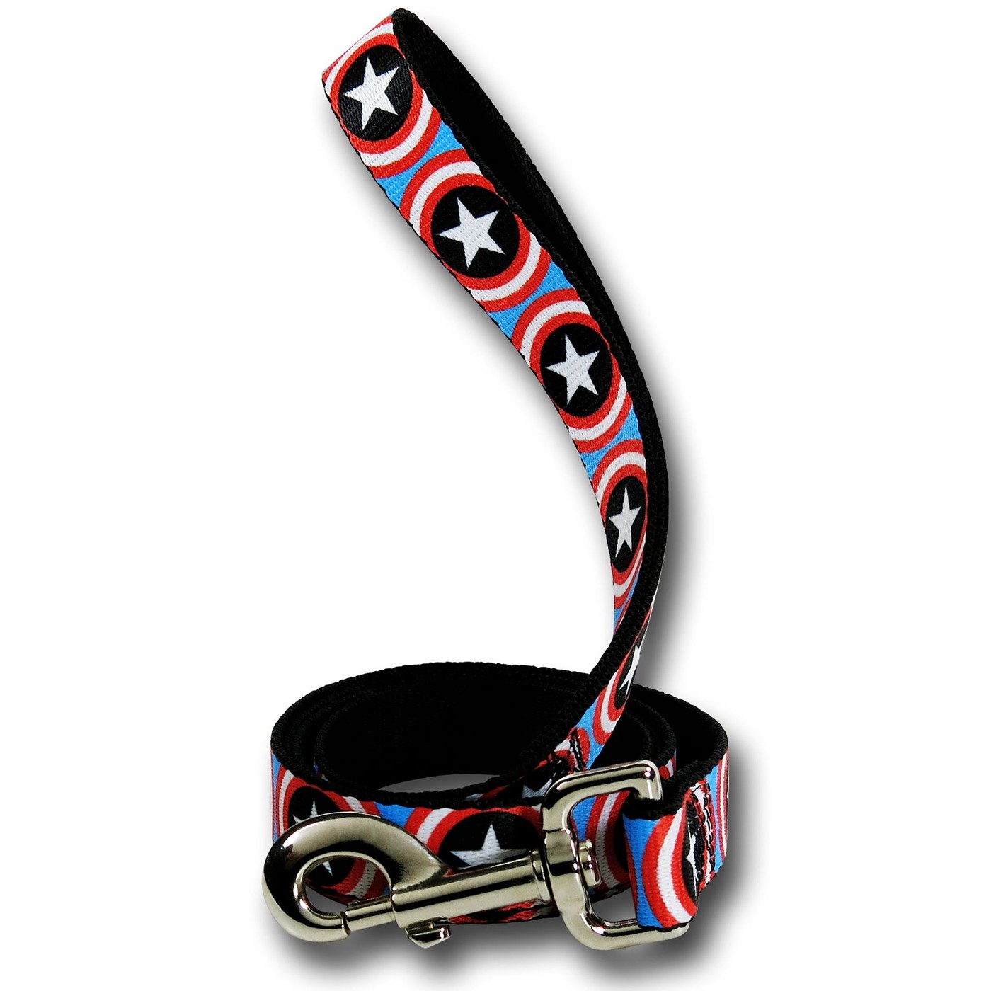 Captain America Shields Dog Leash, Blue