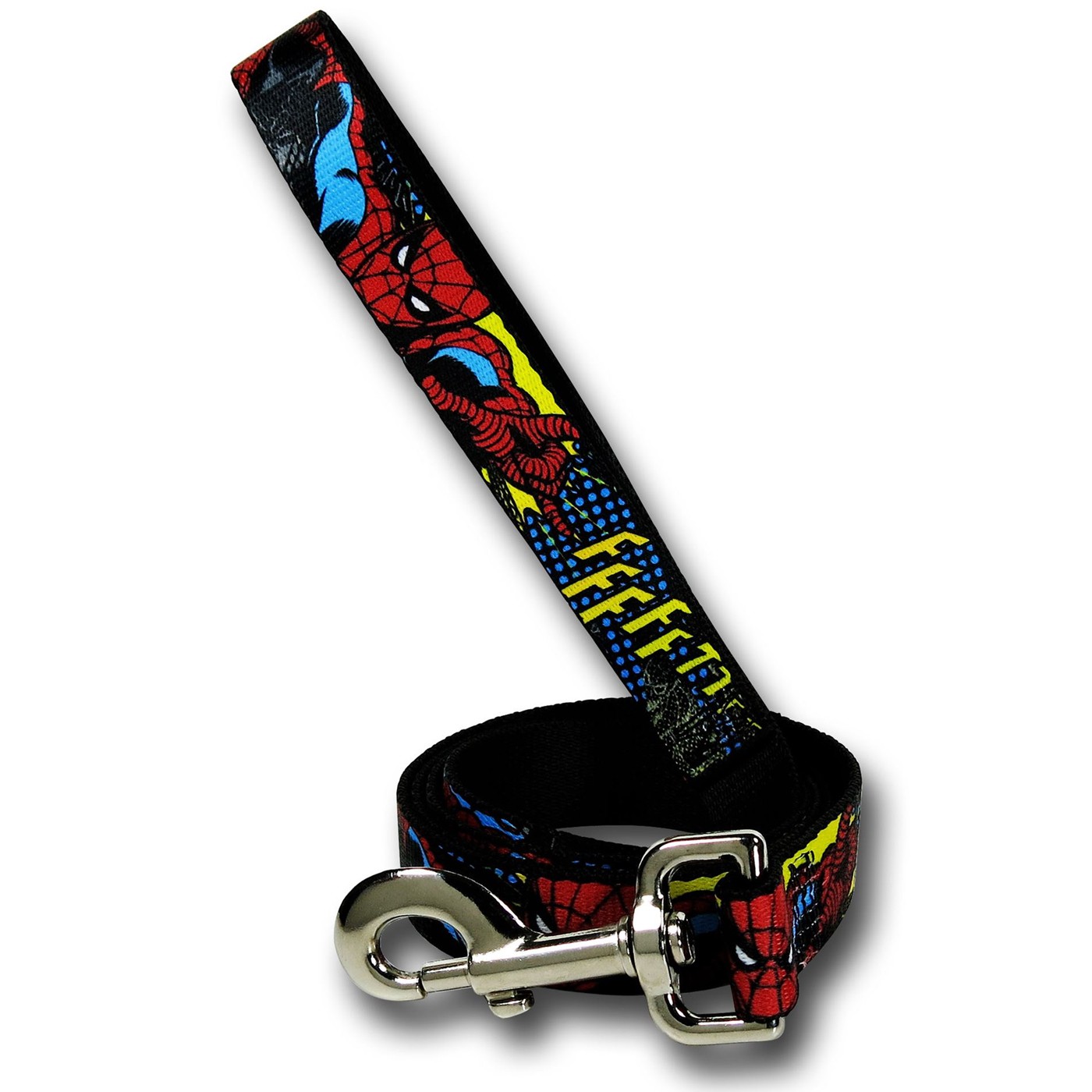 Spiderman FFFFFTTTT Dog Leash, Black