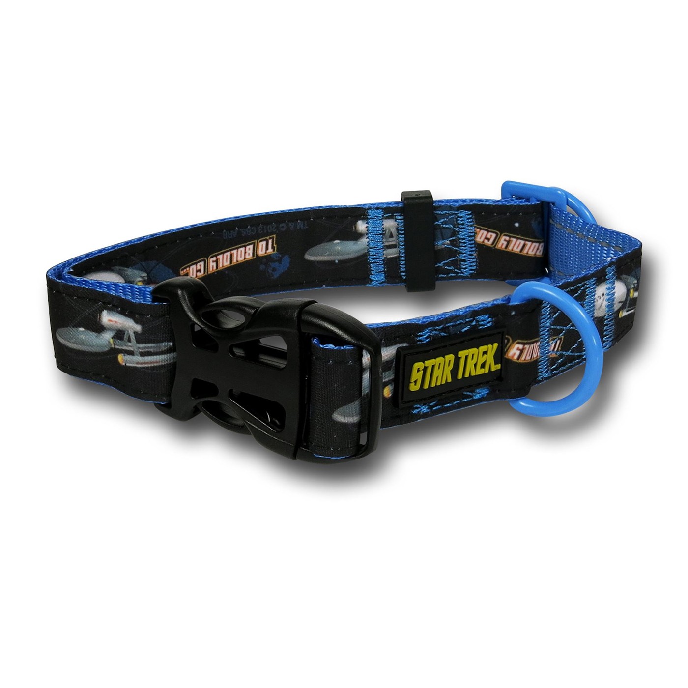 Star Trek Boldly Go Dog Collar, Black
