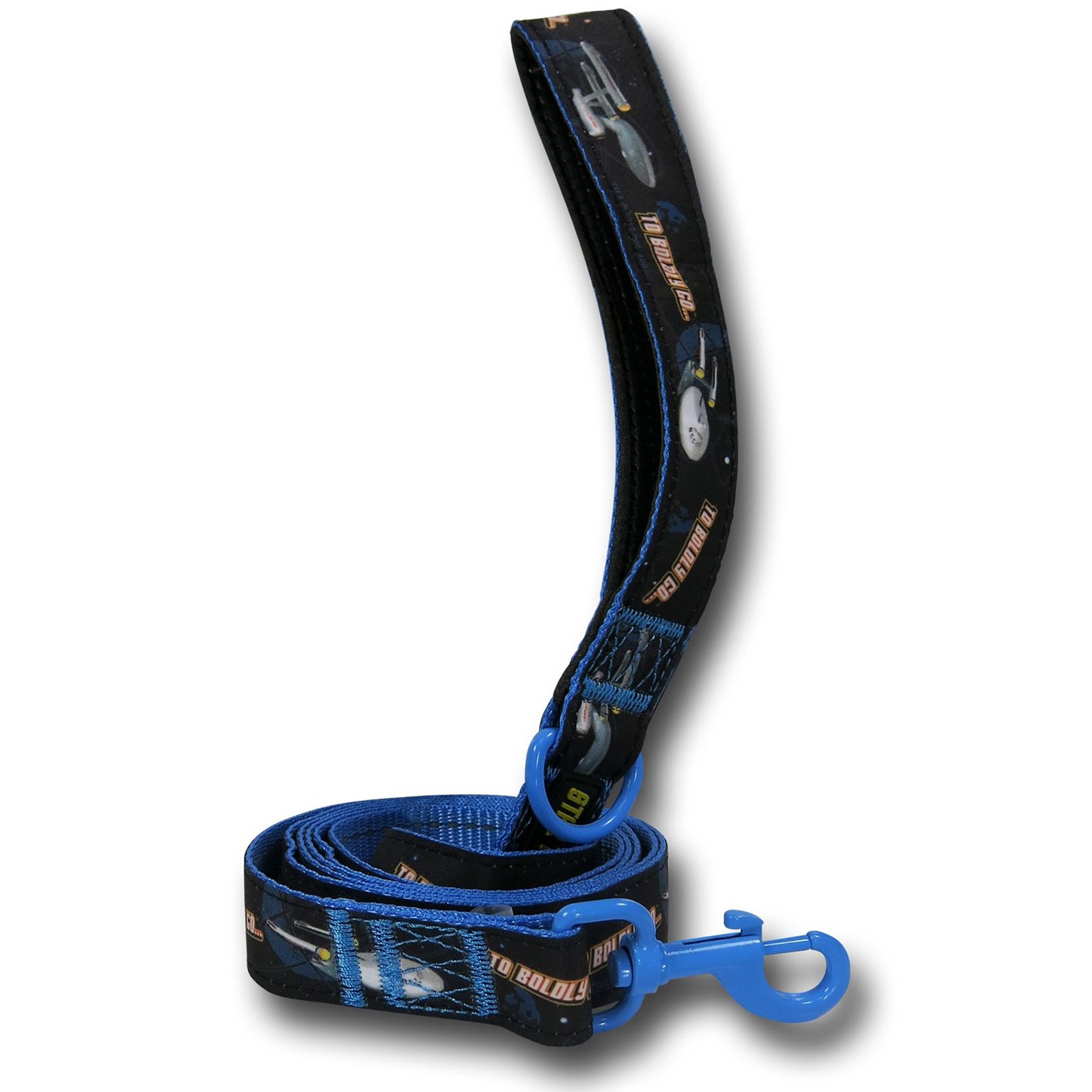 Star Trek Boldly Go Dog Leash, Black