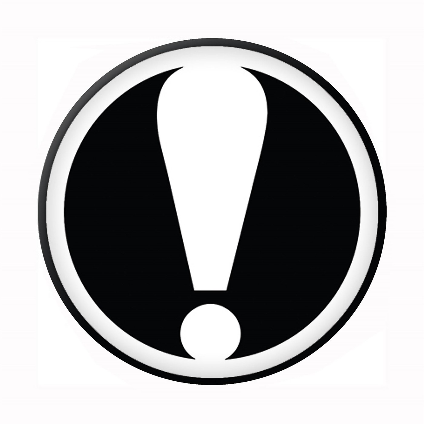 The Answer Symbol Button, Black