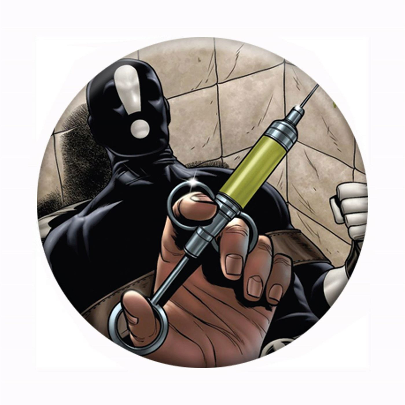 The Answer Syringe Button, Black