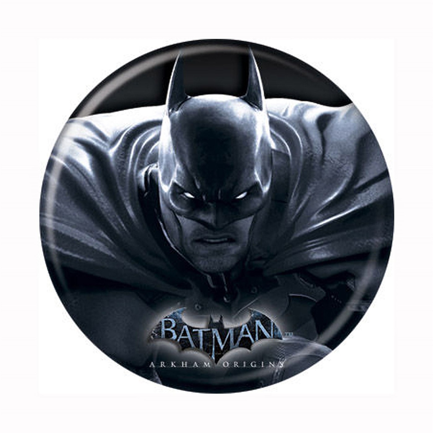 Batman Arkham Origins Batman Button, Black