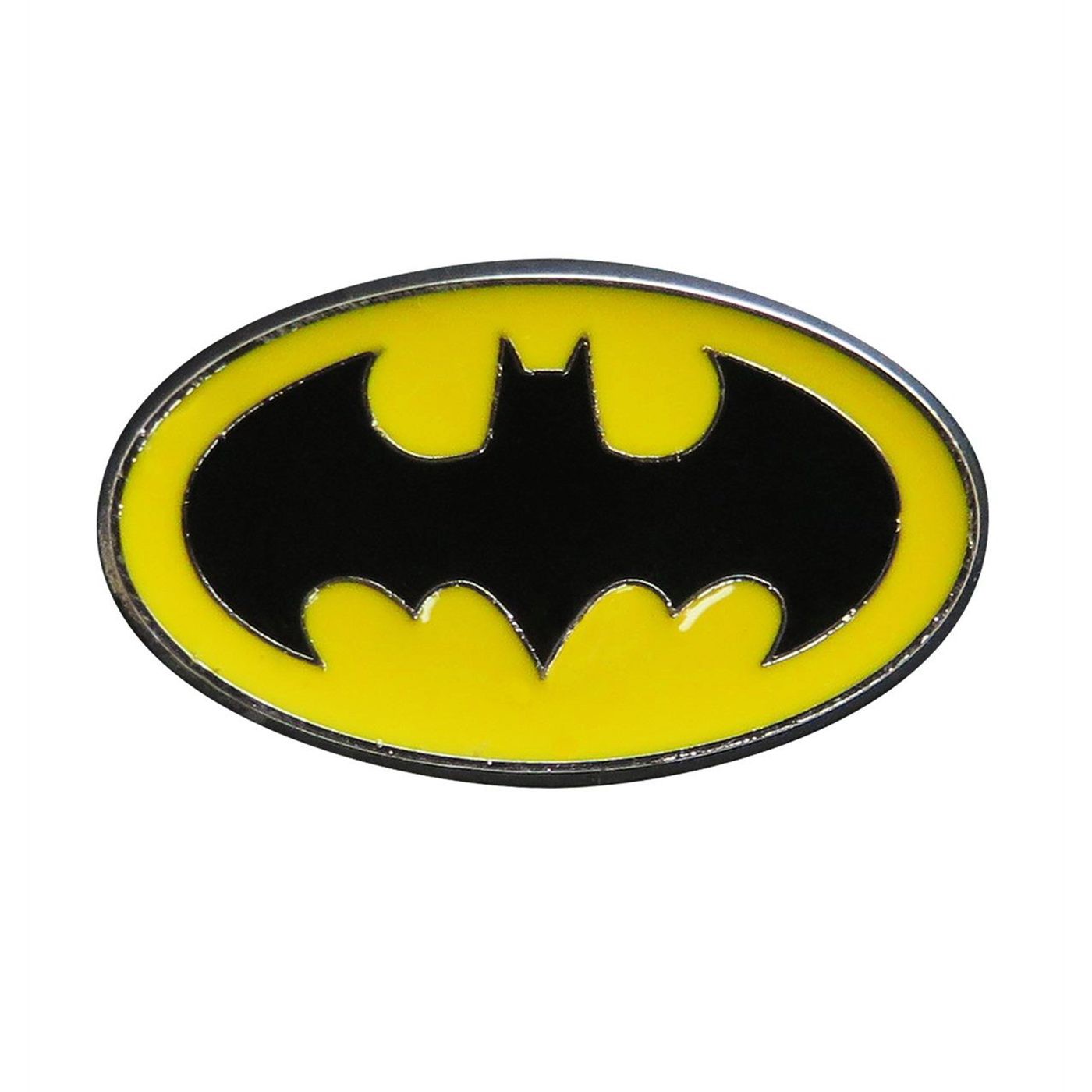Batman Symbol Colored Lapel Pin, Yellow