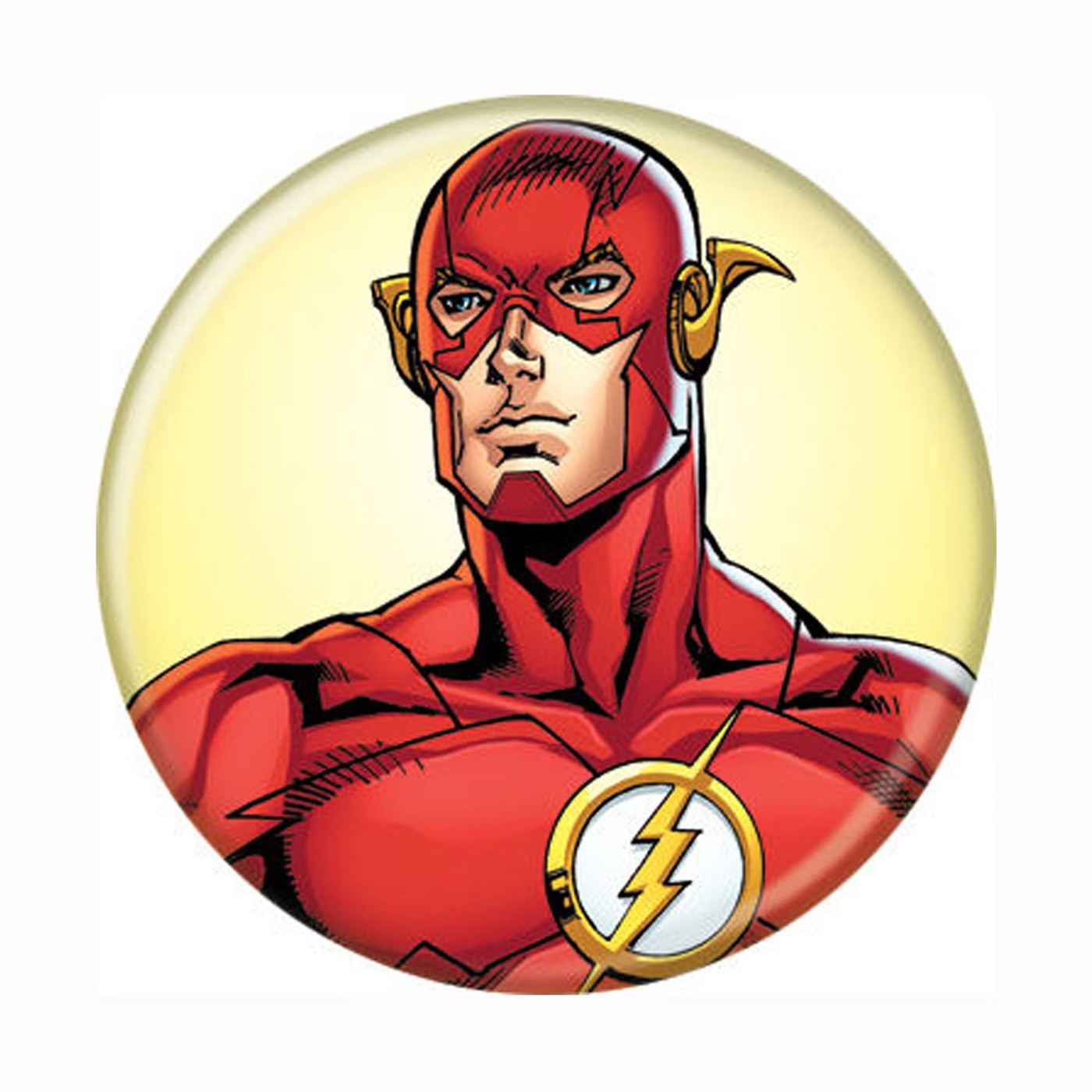 Flash Headshot New 52 Button, Red