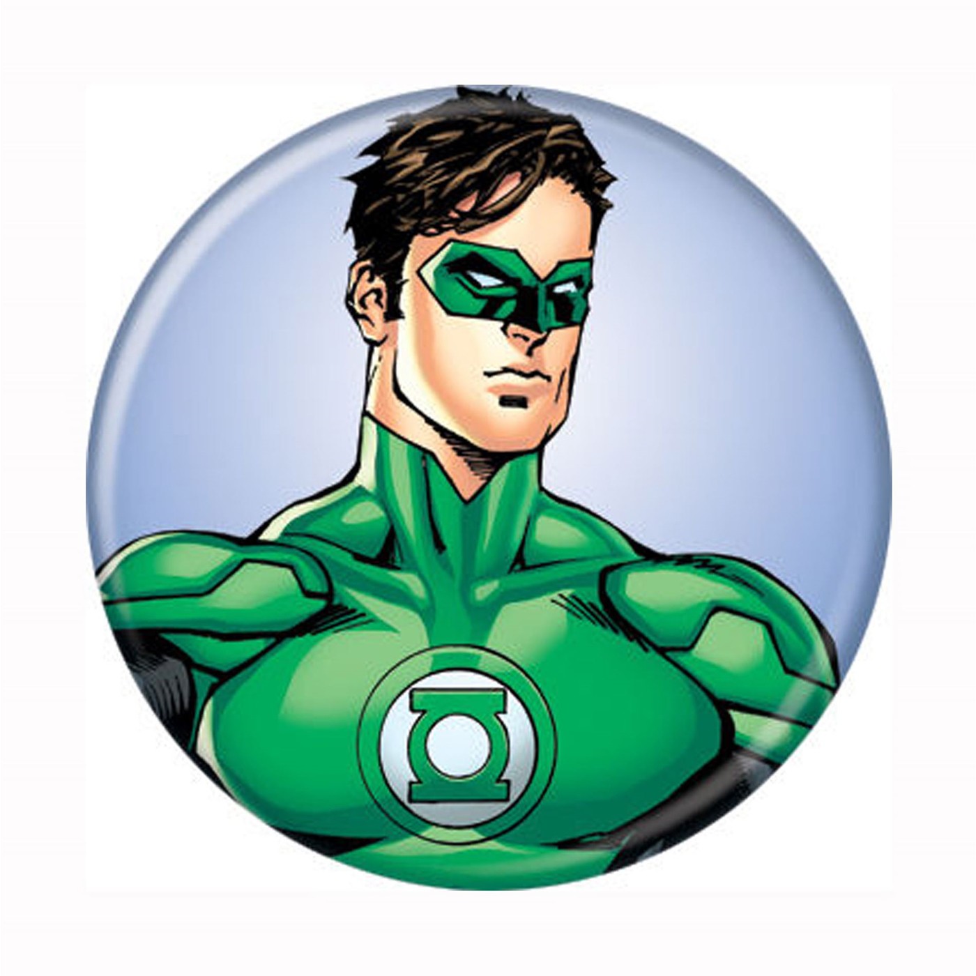 Green Lantern Headshot New 52 Button, Green