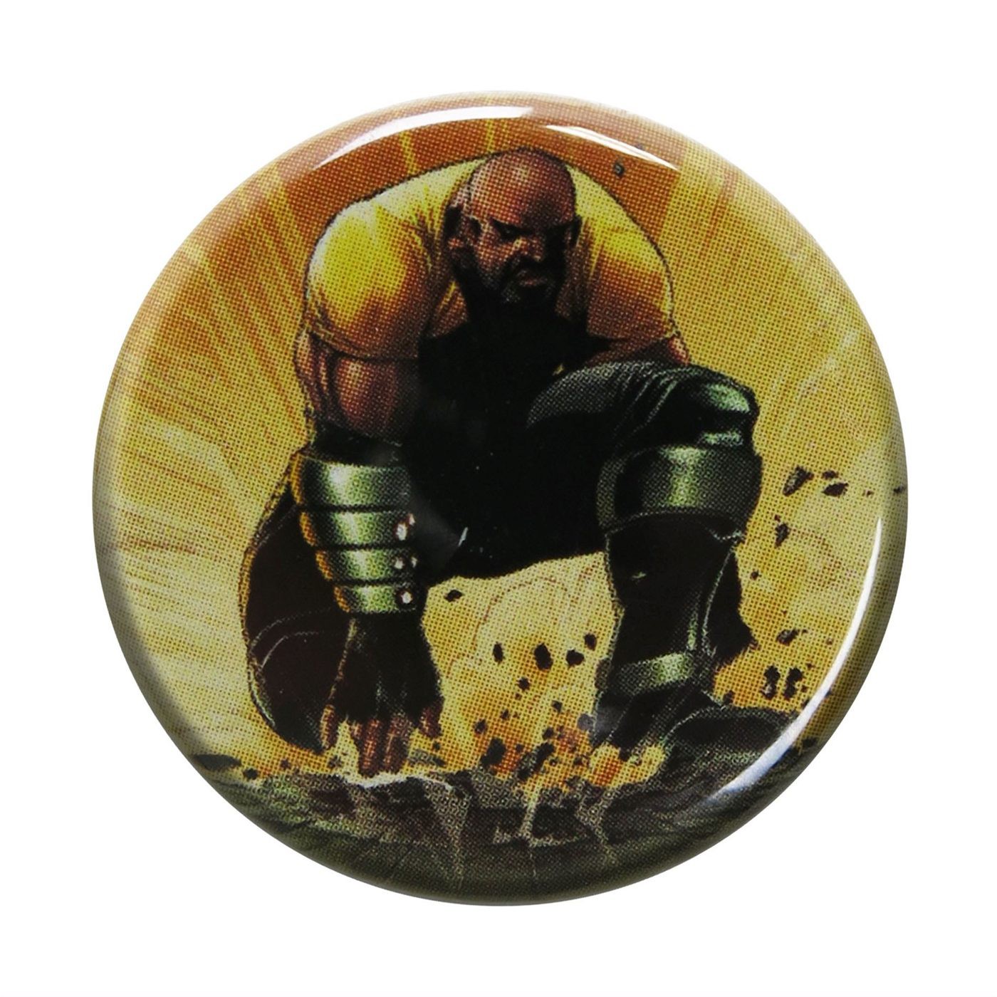 Luke Cage Fist Pound Button, Orange