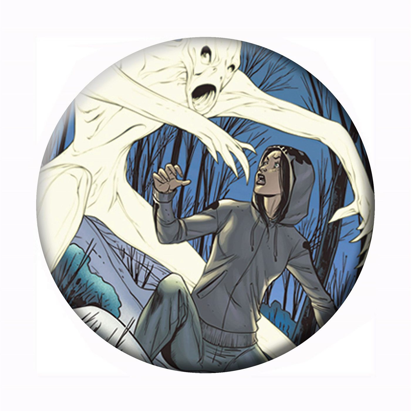 Revival Em Creep Button, Blue