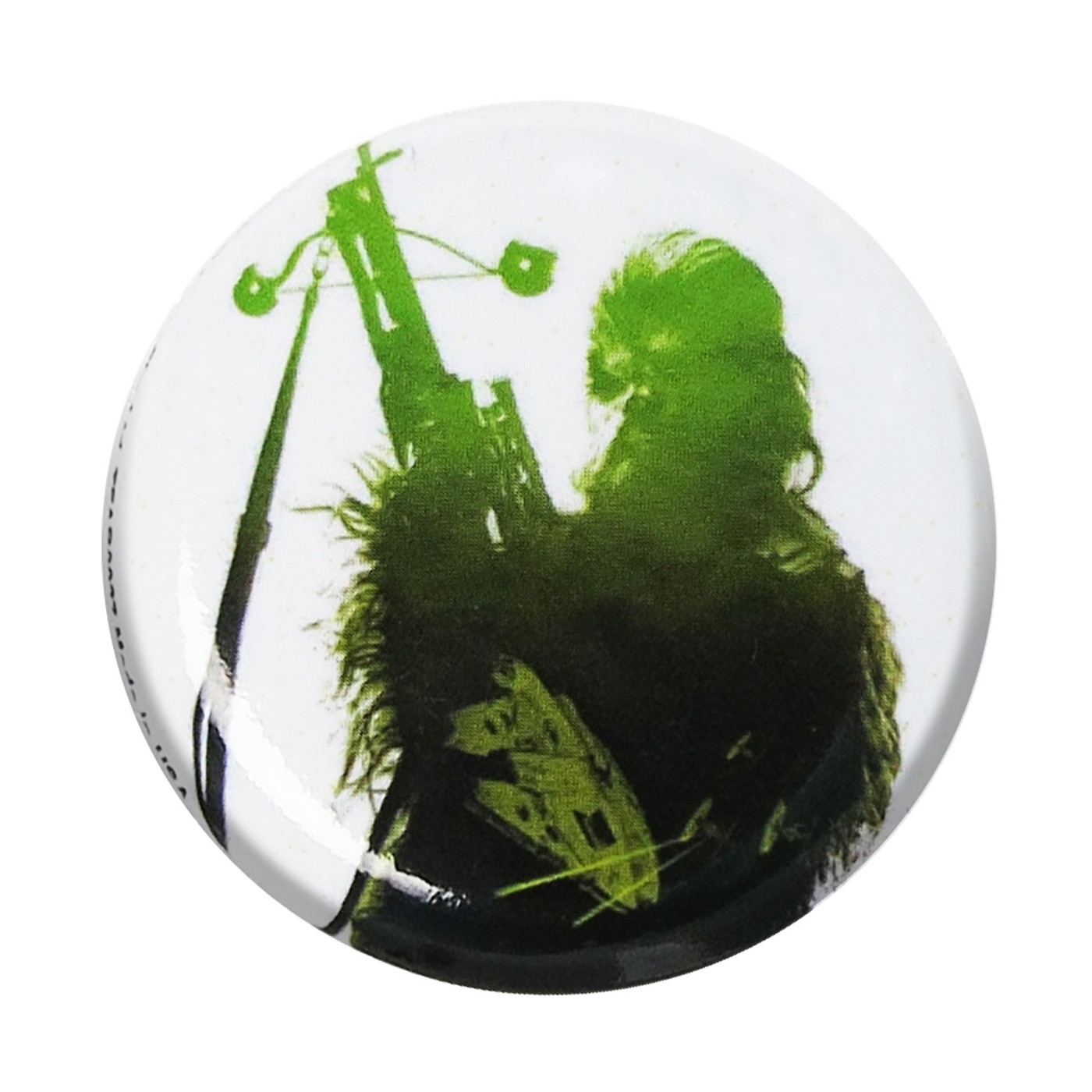 Star Wars Force Awakens Chewbacca Fade Button, White