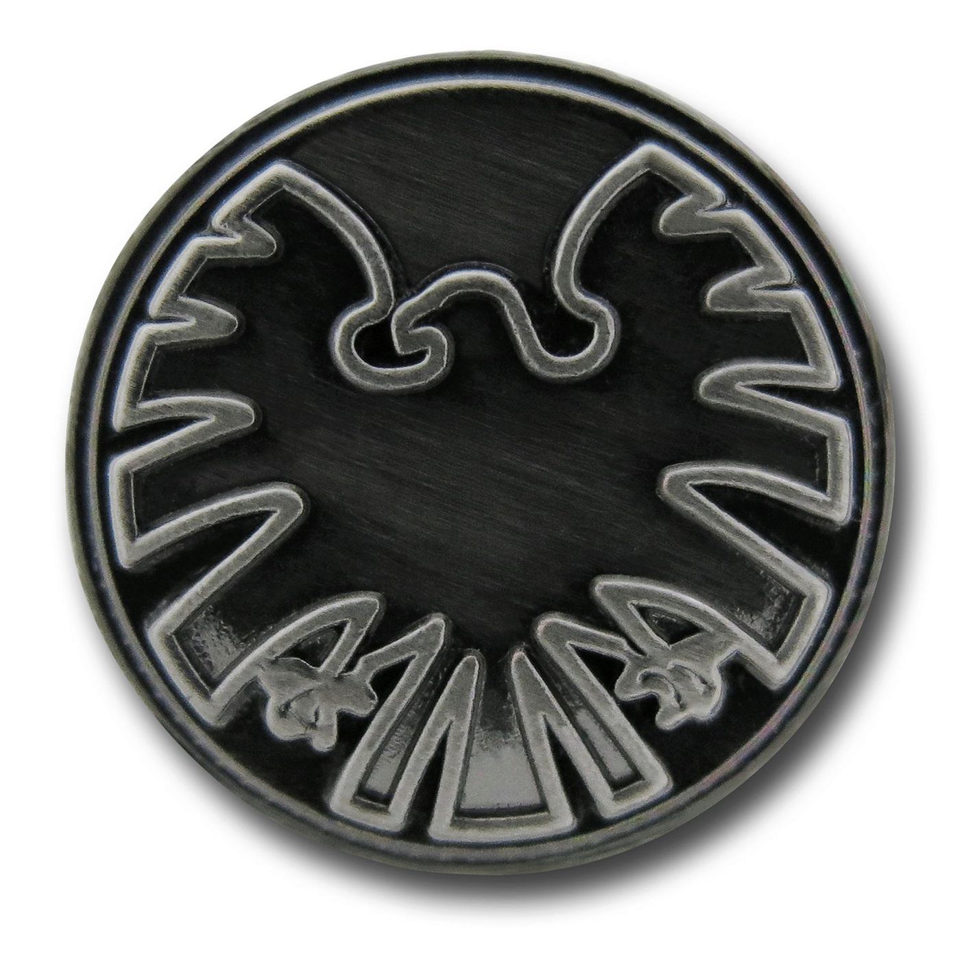 S.H.I.E.L.D. Symbol Pewter Lapel Pin, Grey