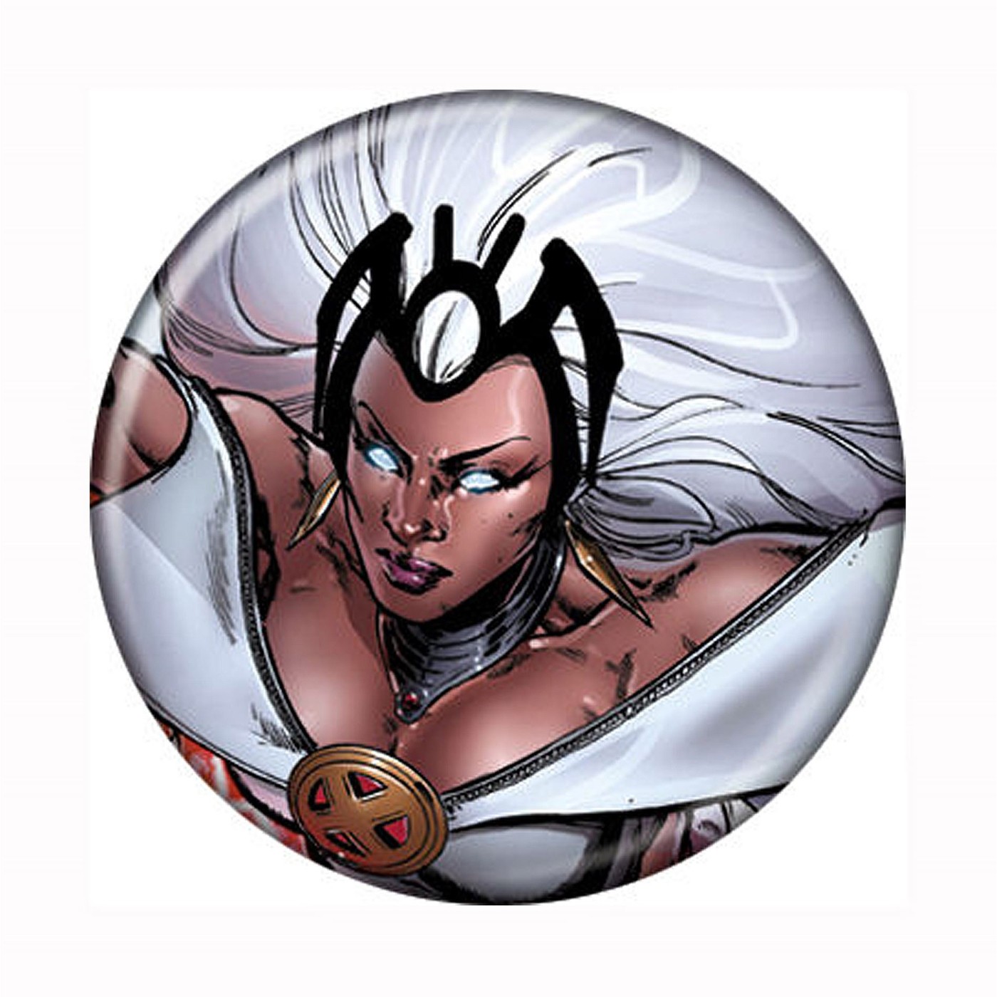 Storm White Suit Button, White