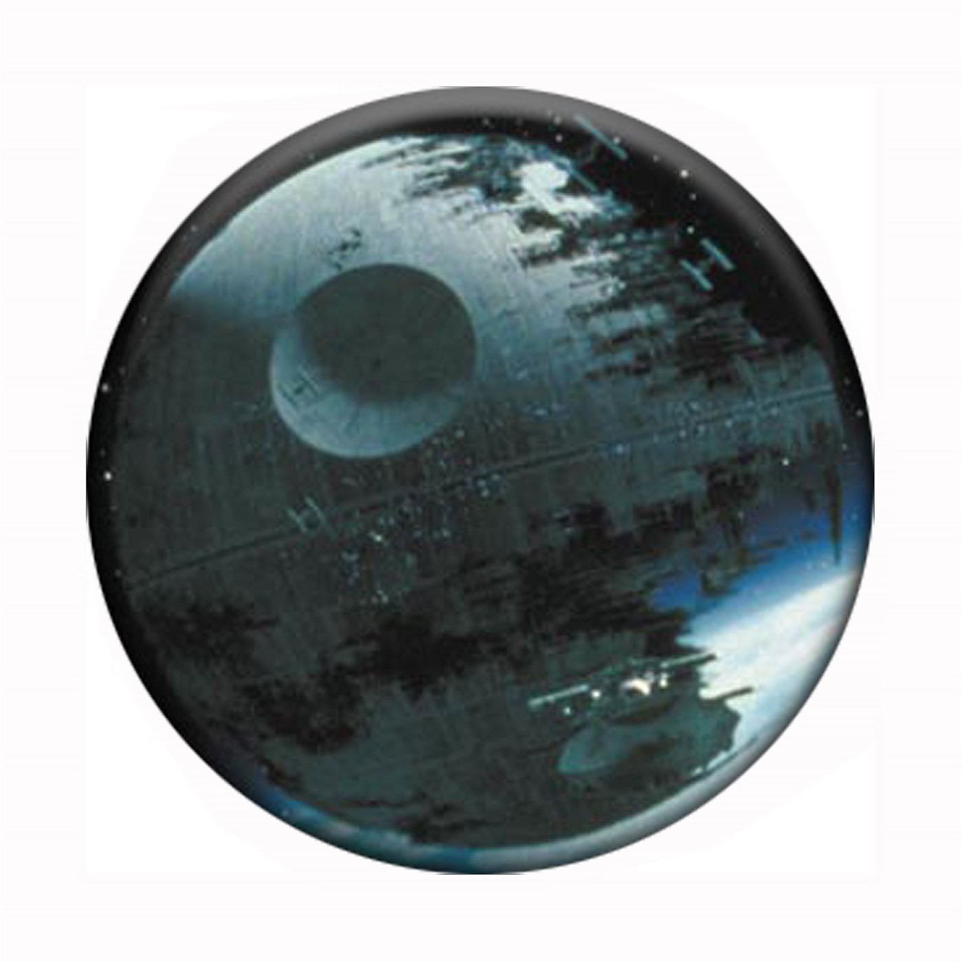 Star Wars Death Star Quite Operational Button, Blue