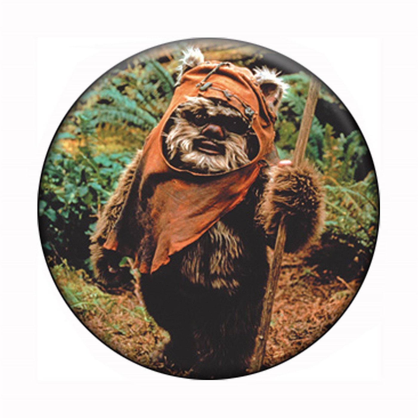 Star Wars Ewok Wicket Button, Brown