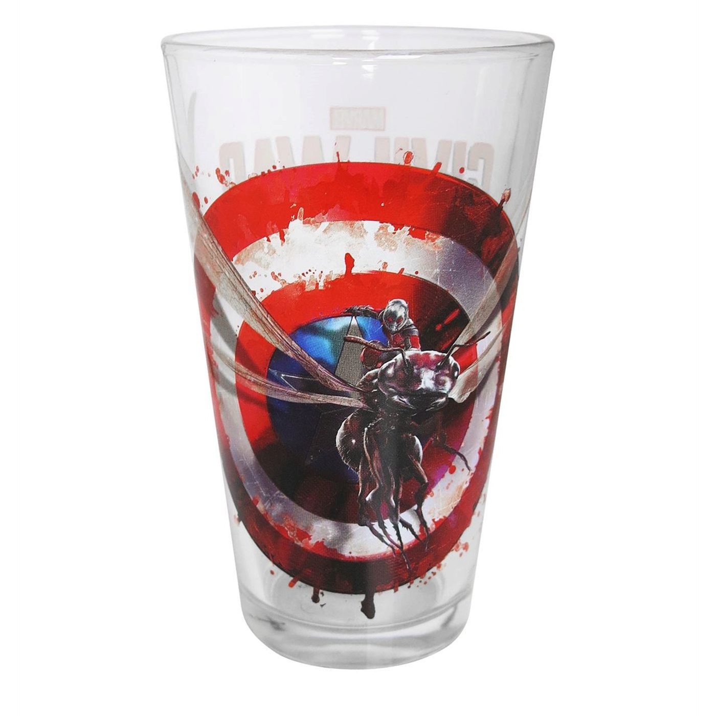 Ant-Man Civil War Pint Glass, Red