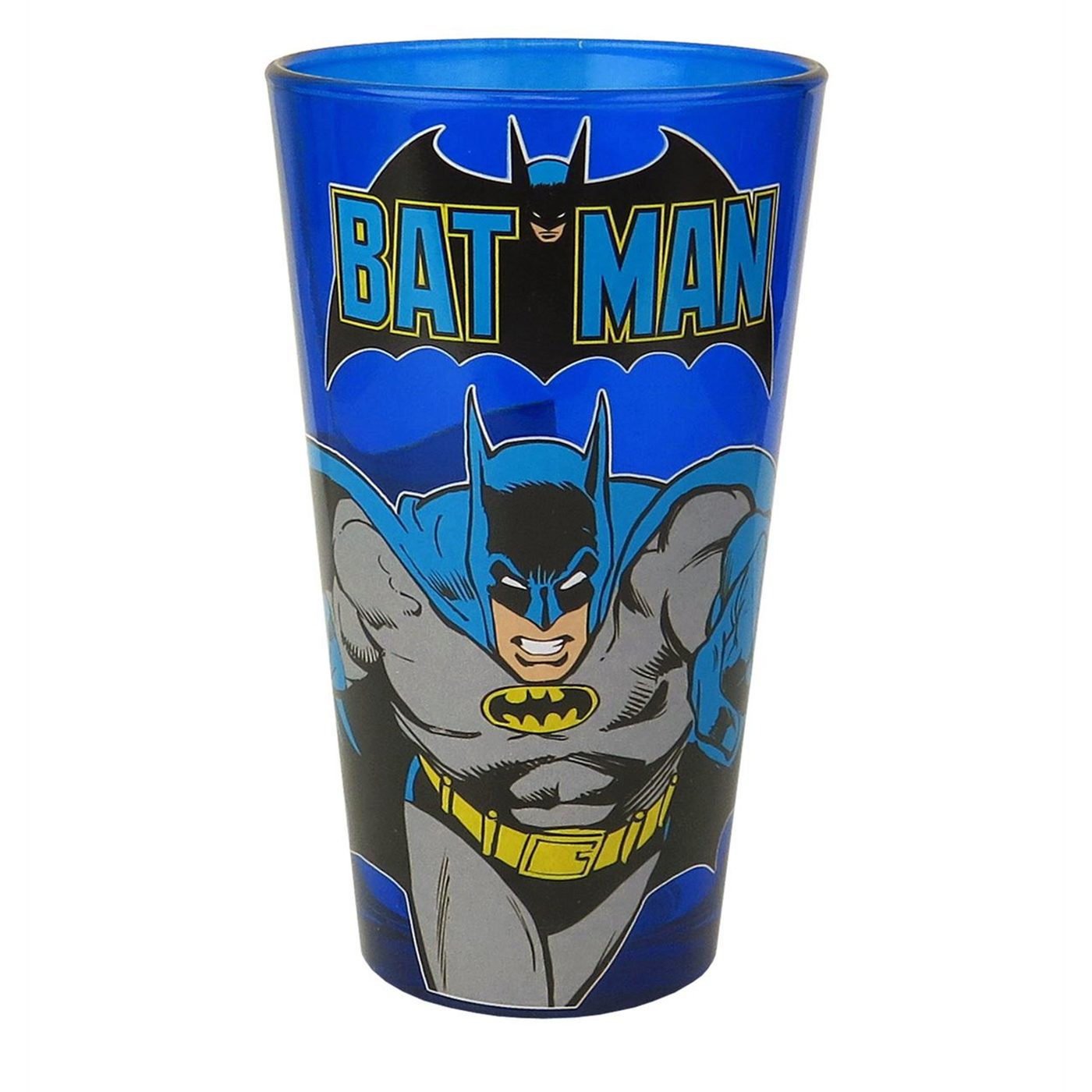 Batman Action 16oz Pint Glass, Blue
