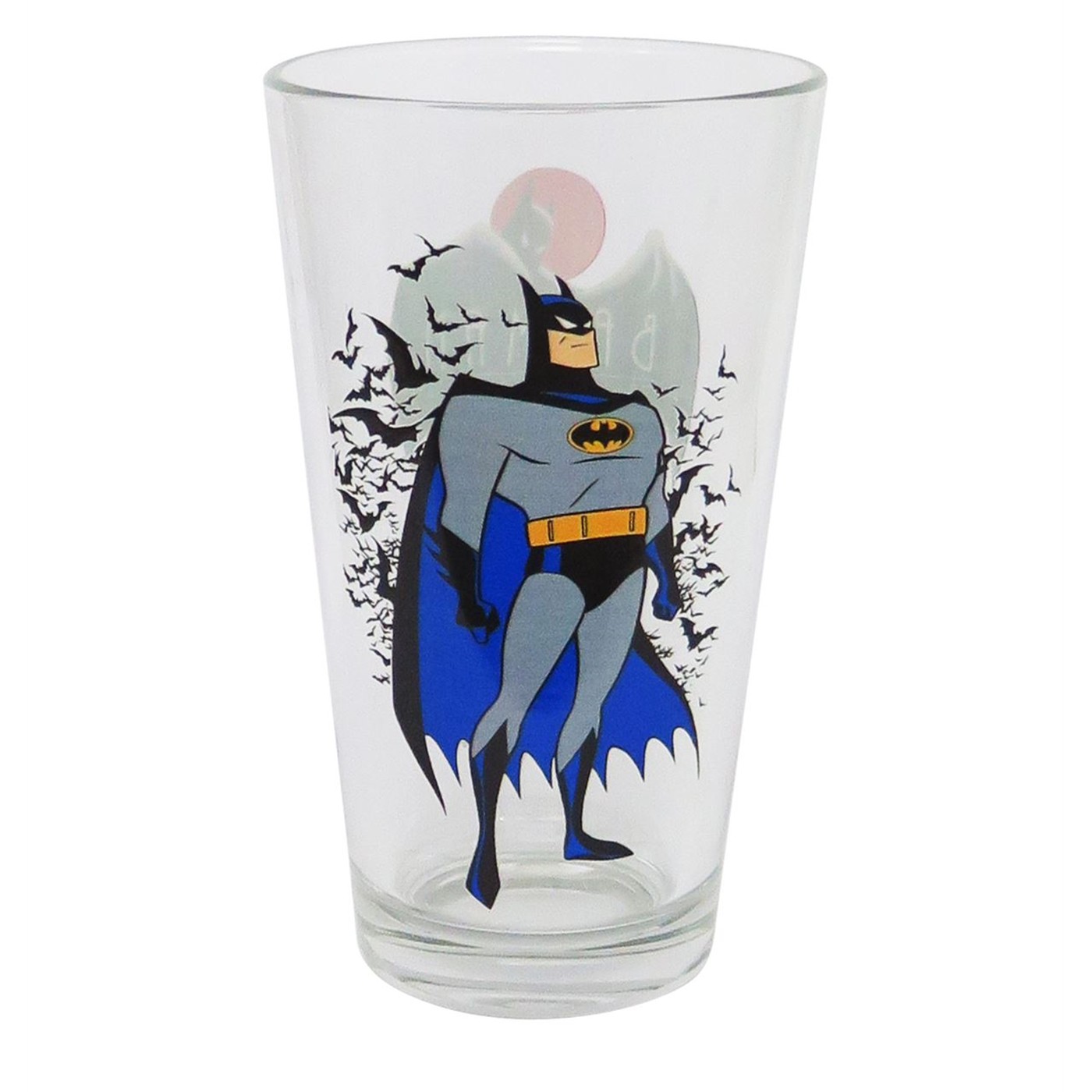 Batman Animated Series Pint Glass, Clear