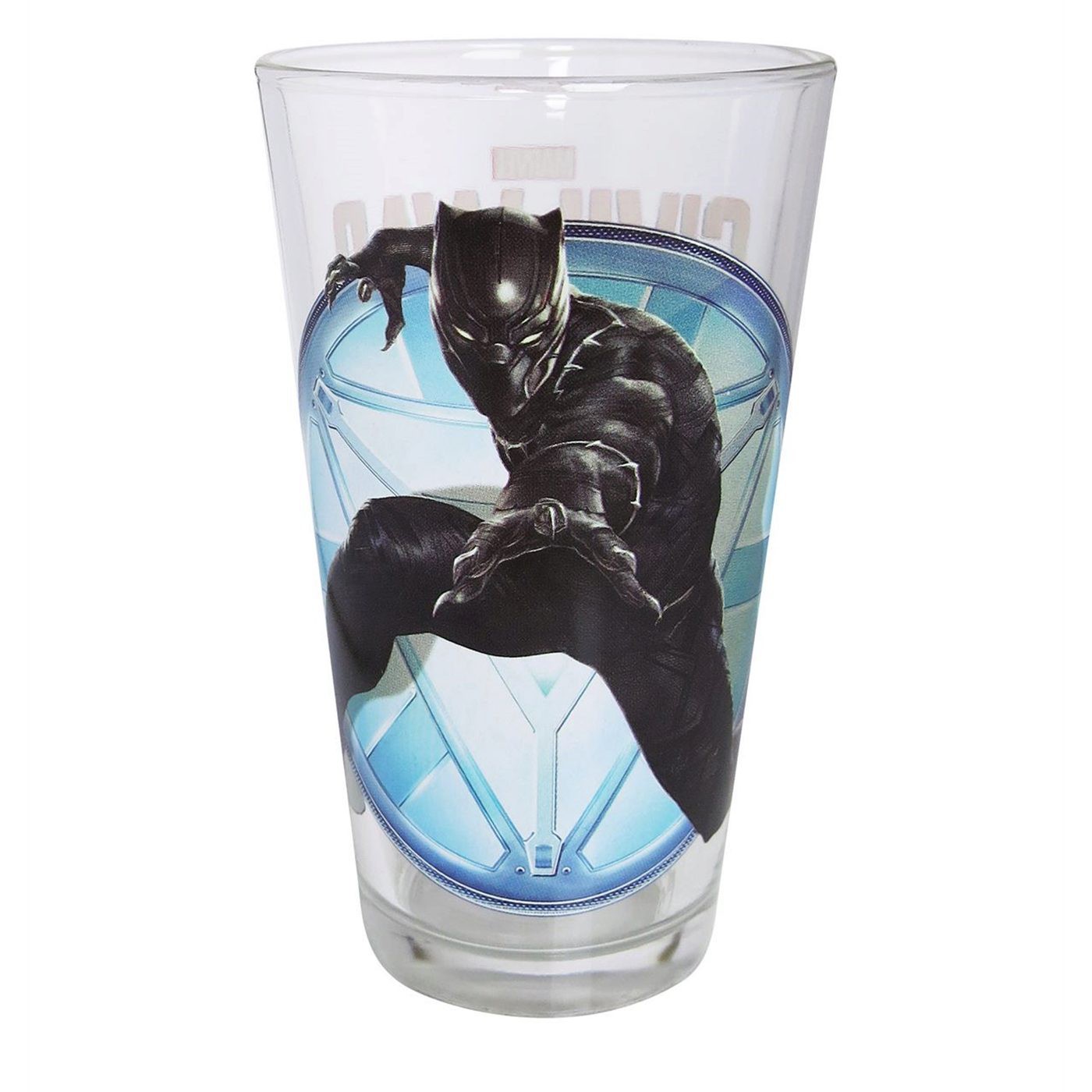 Black Panther Civil War Pint Glass, Black