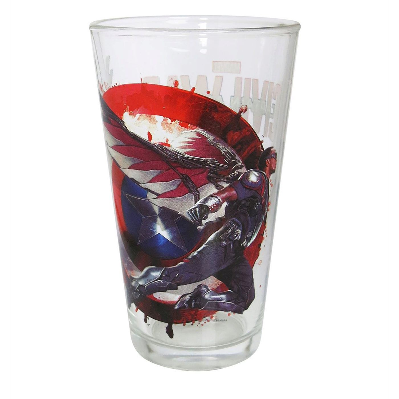Falcon Civil War Pint Glass, Black