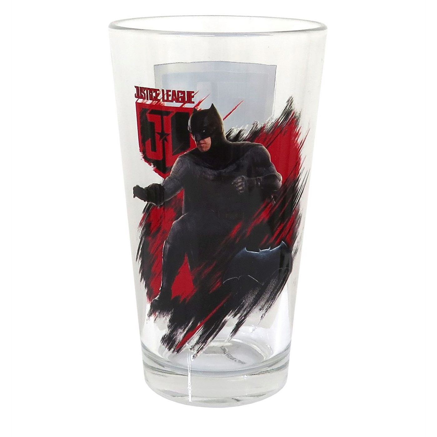 Batman Justice League Movie Pint Glass, Red
