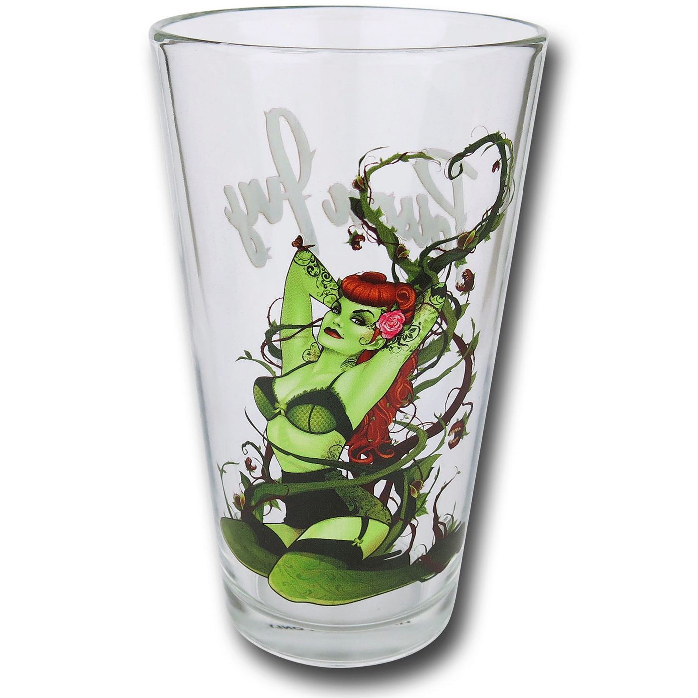 Poison Ivy Bombshells Pint Glass, Green