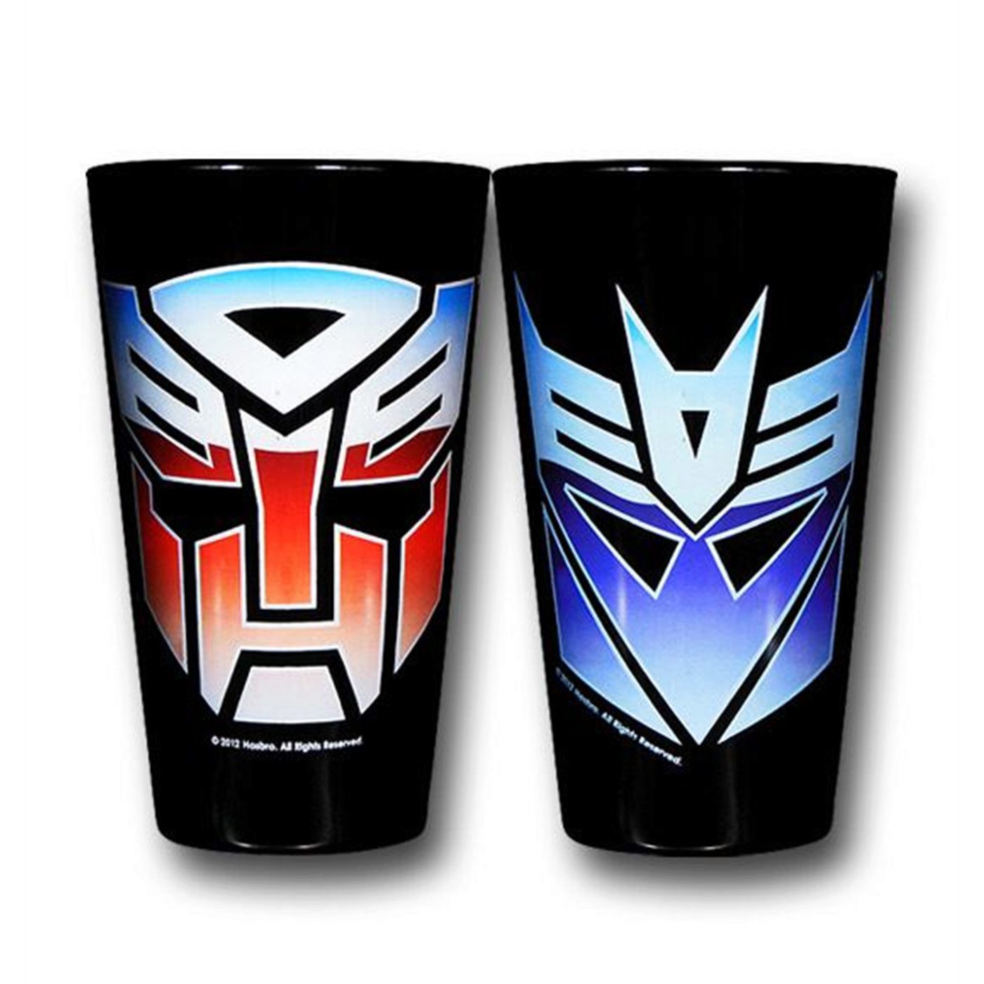 Transformer Colored Pint Glass 2-Pack