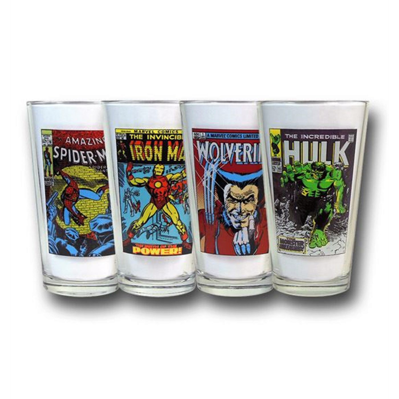 Marvel Vintage Comic Covers Pint Glass Set