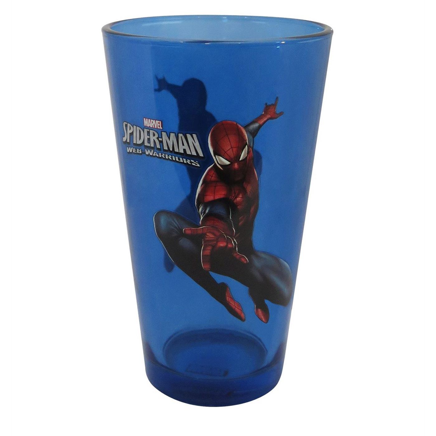 Spider-Man Leap Blue Pint Glass, Blue