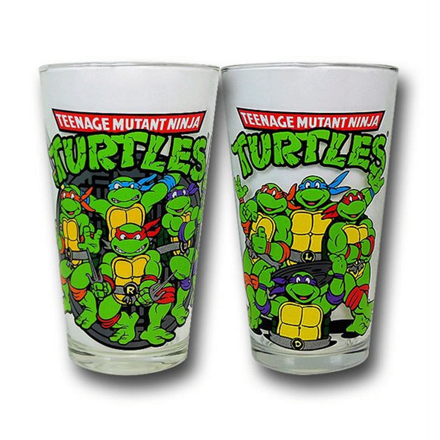 TMNT Group Shot Pint Glass 2-Pack