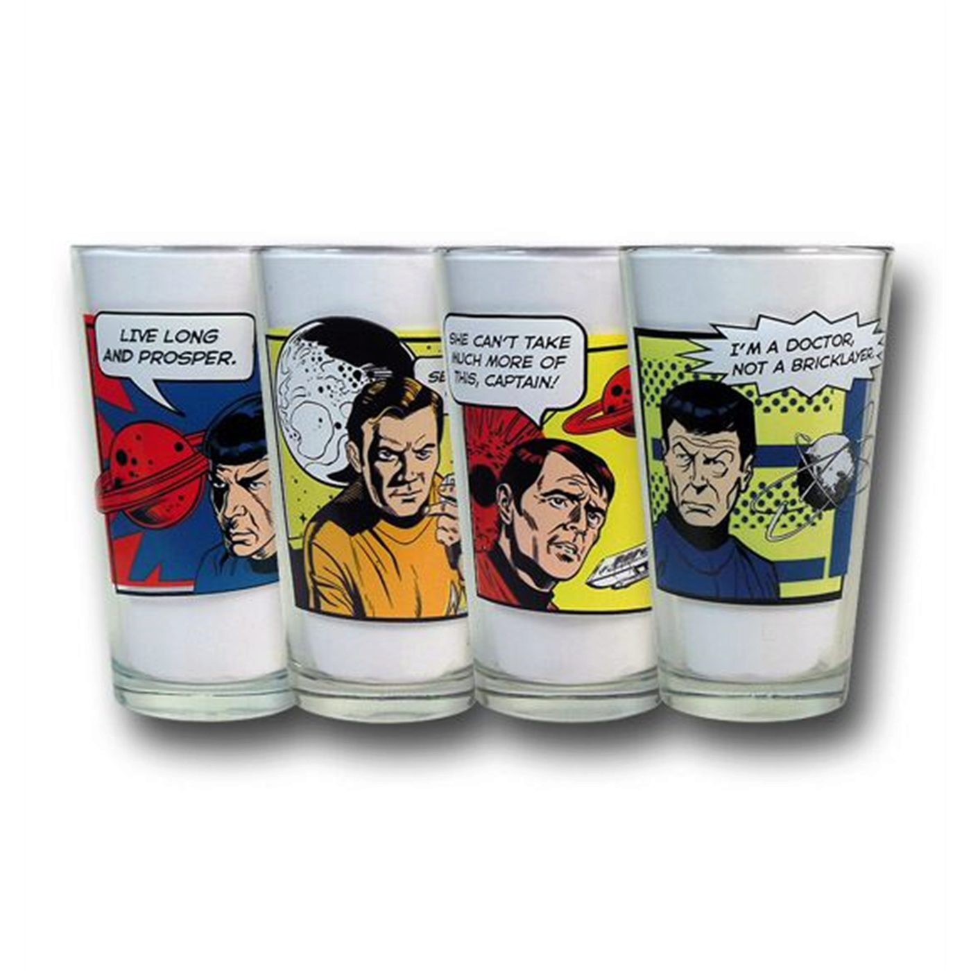 Star Trek Quotes Pint Glass Set