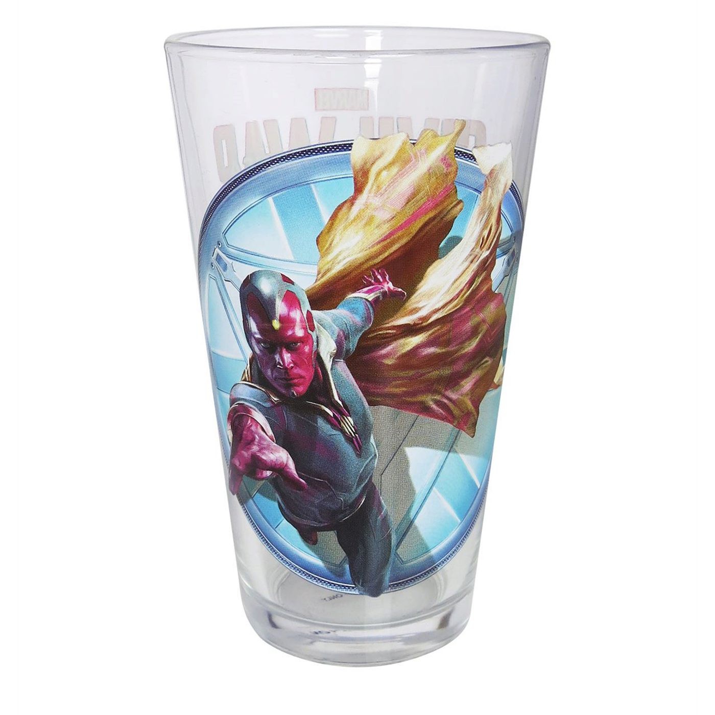 Vision Civil War Pint Glass, Blue